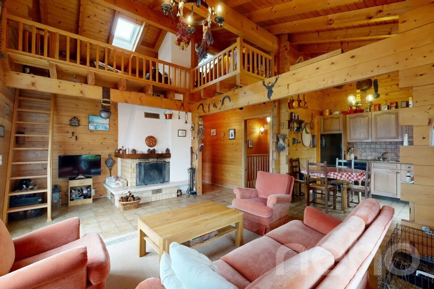 Authentic Log Cabin in the Heights of Grône - Photo 8 of 12