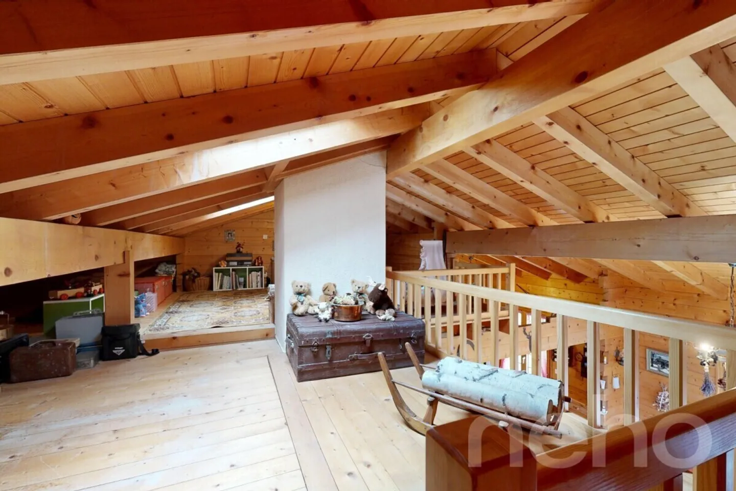 Authentic Log Cabin in the Heights of Grône - Photo 11 of 12