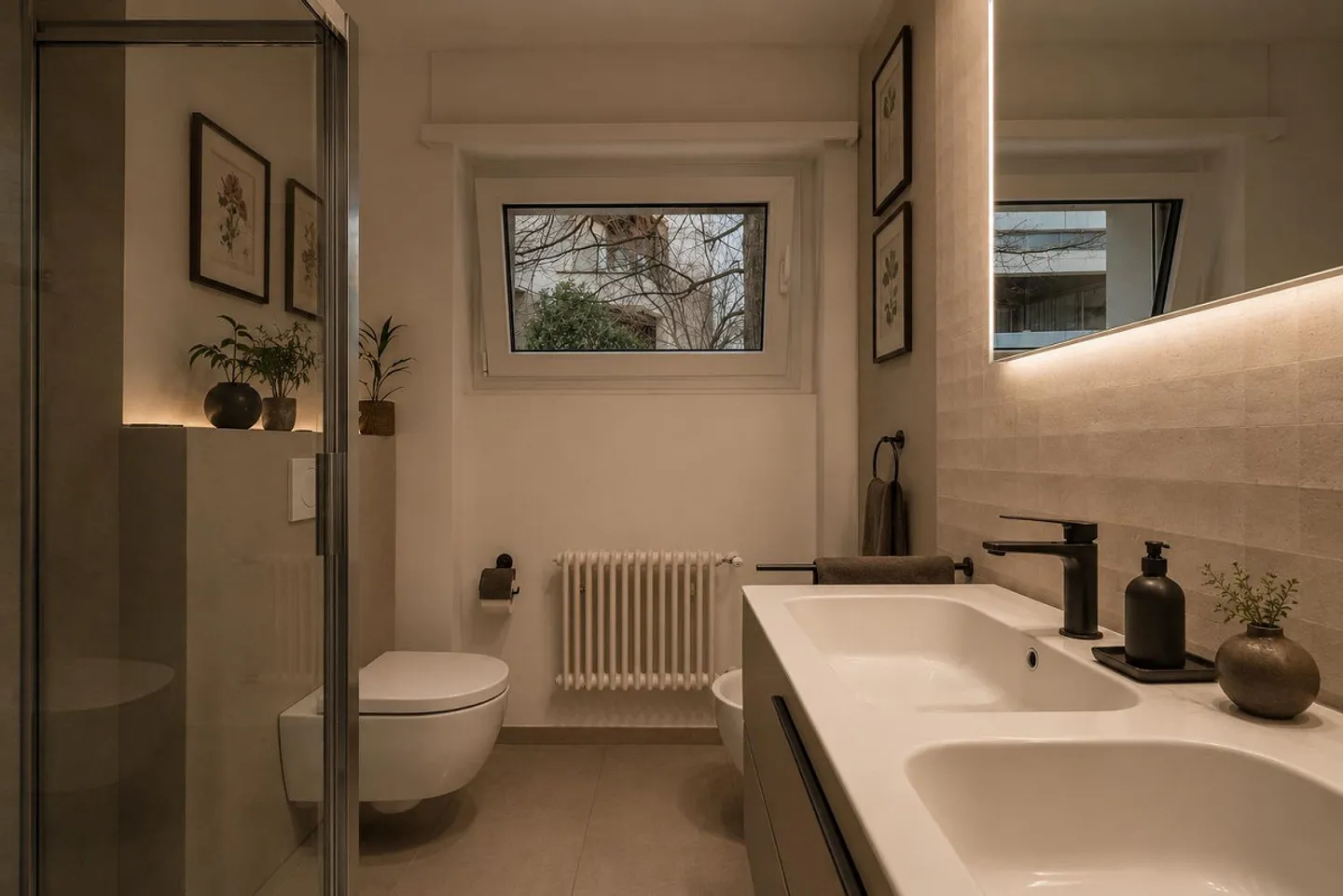 Appartement élégant de 4,5 pièces avec terrasses, près du centre et de la gare de Lugano - Photo 6 sur 9