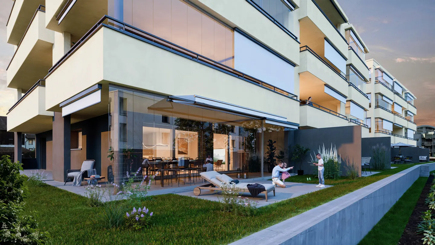 Appartement de quatre pièces au rez-de-chaussée - Photo 1 sur 10