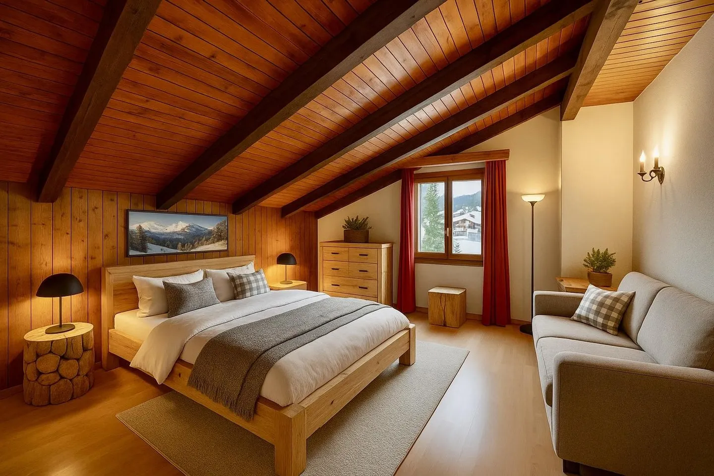 Attic apartment and passage apartment in the center of the village - Photo 1 of 10