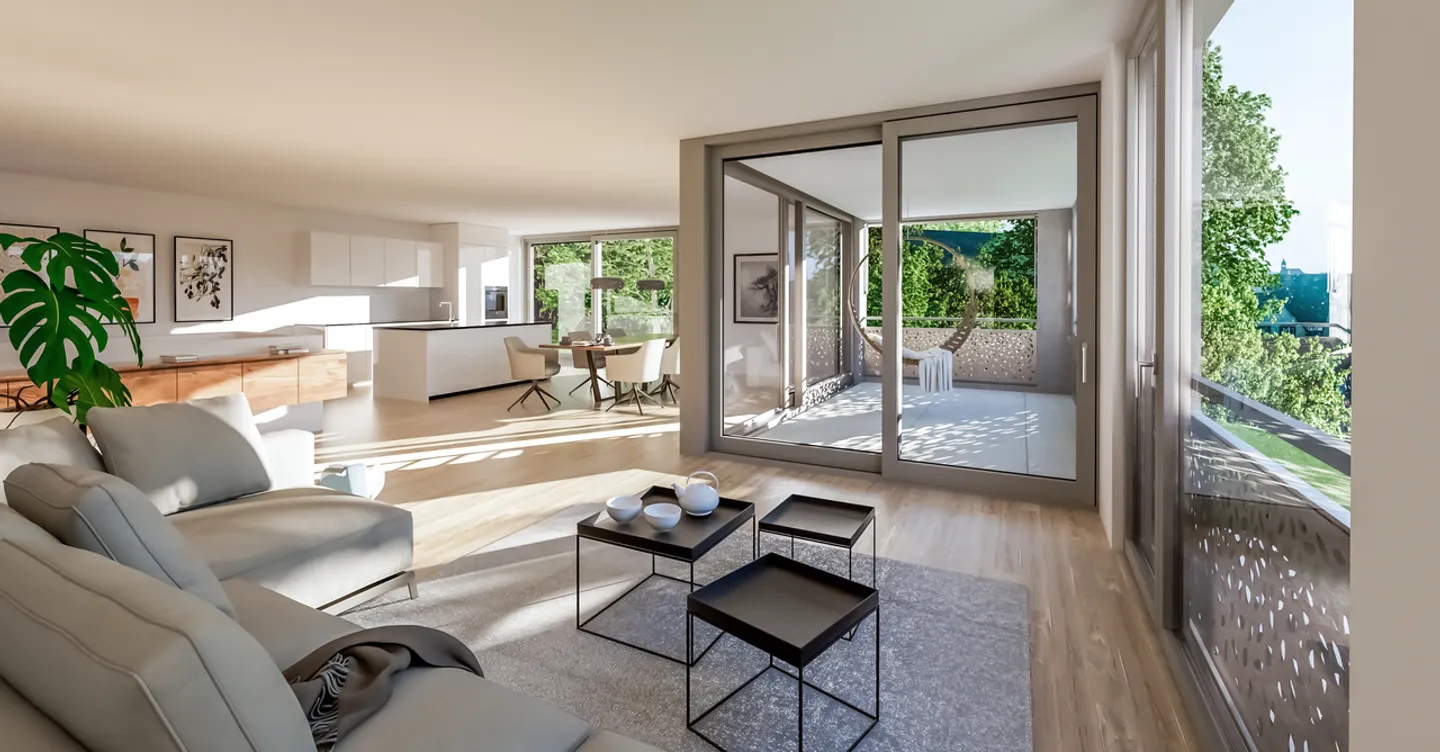 Nouvel appartement en maisonette au rez-de-chaussée dans un bel emplacement (C-1.0) - Photo 3 sur 5