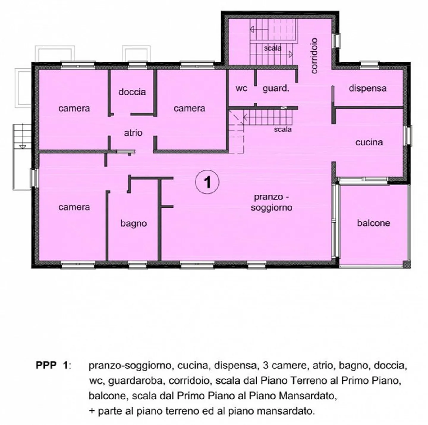 À LOUER : SUPERBE ET SPACIEUX ATTIC DE 5 PIÈCES À CURIO - Photo 11 sur 11