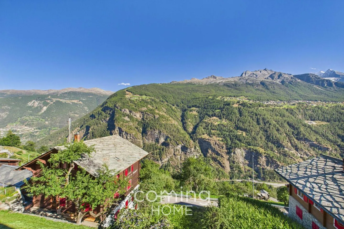 Appartement attrayant de 3,5 pièces dans un chalet valaisan à Embd - Vue sur la montagne et résidence secondaire - Photo 12 sur 13