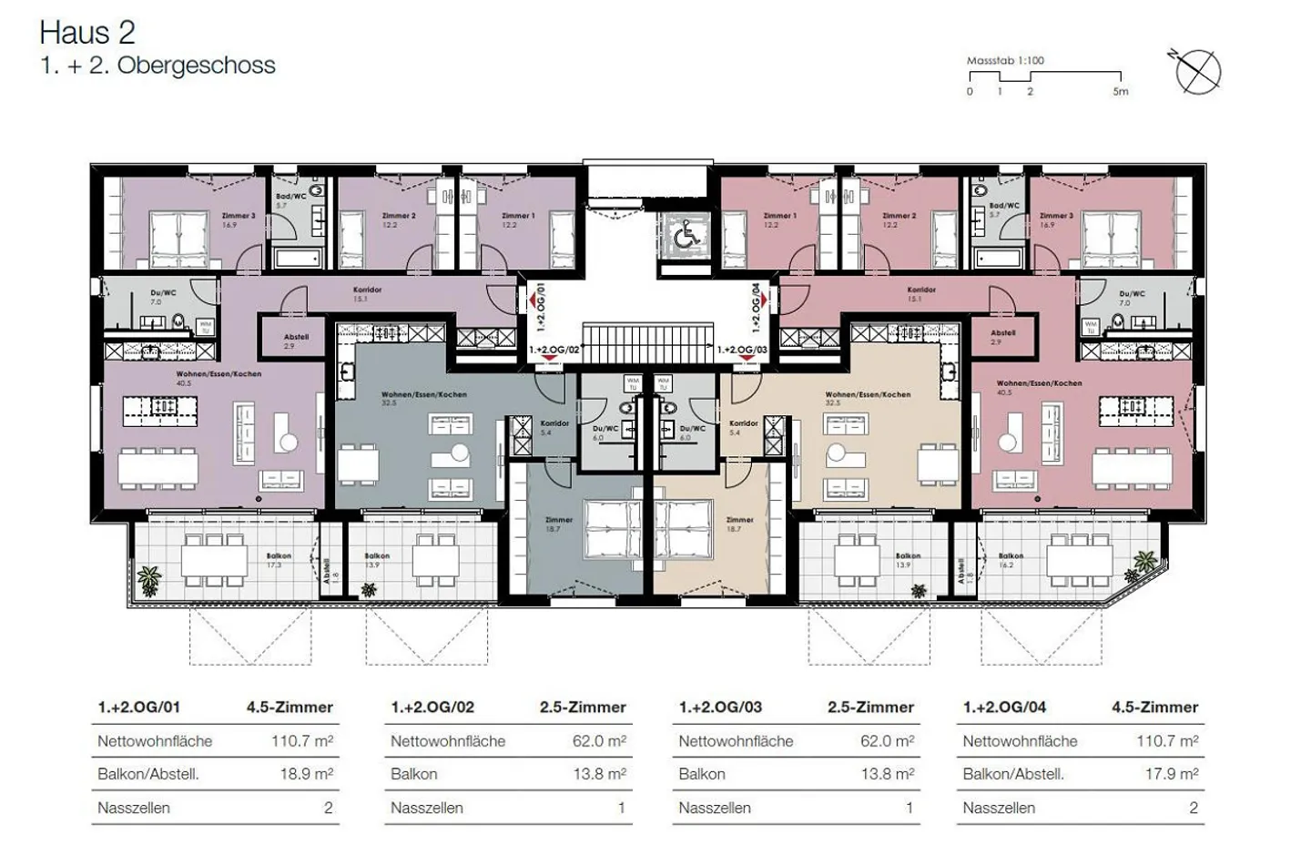 Nuovo appartamento di 4,5 stanze al piano terra, 1° e 2° piano - Foto 3 di 9