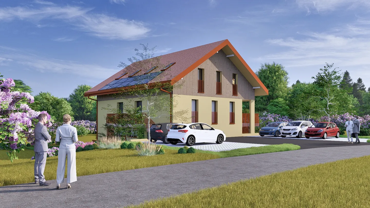 4.5 room duplex apartments in Montagny / FR (lots 2-3) - Photo 5 of 9