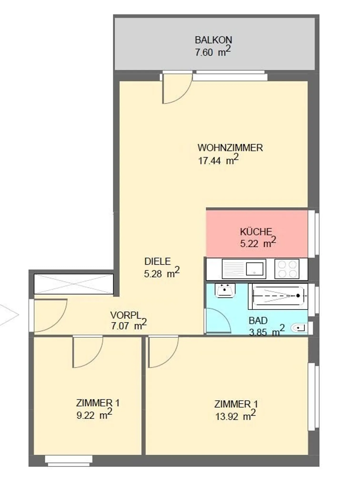 Apartment for rent - Photo 9 of 10