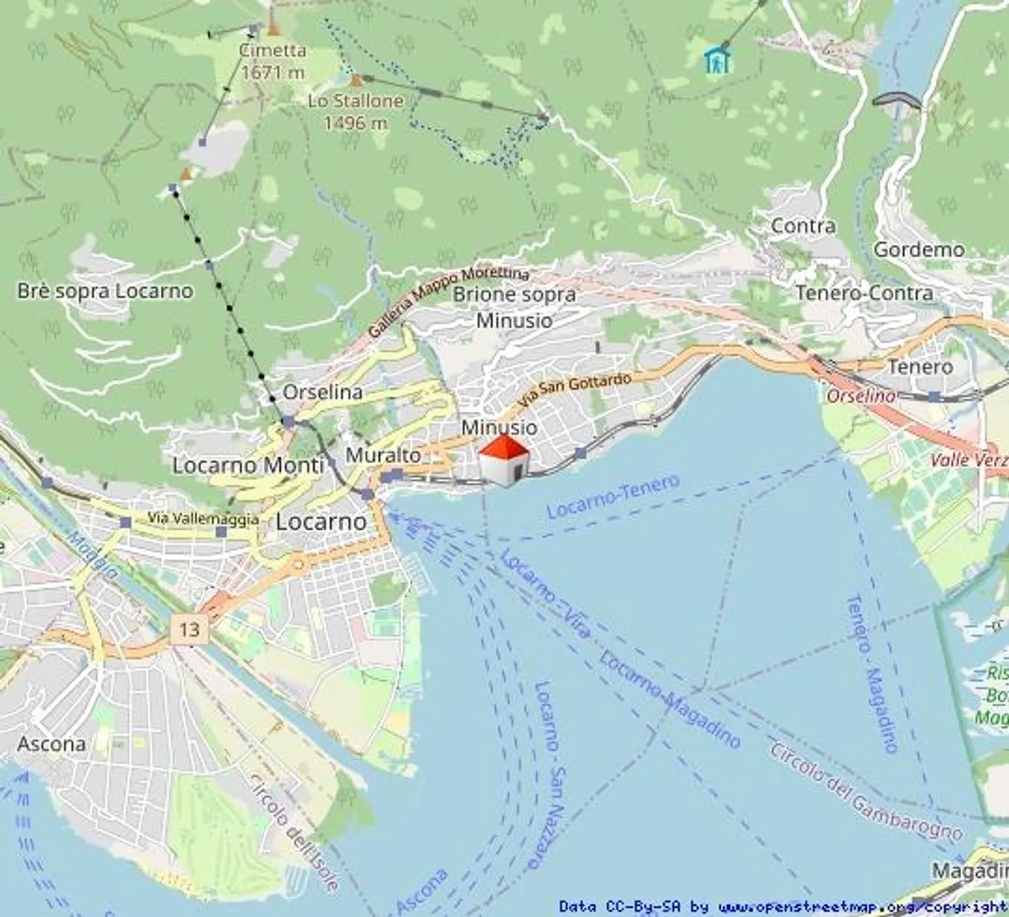 «Attikawohnung mit Panoramaseeblick und Kamin in zentraler Ruhiglage» - Foto 22 di 22
