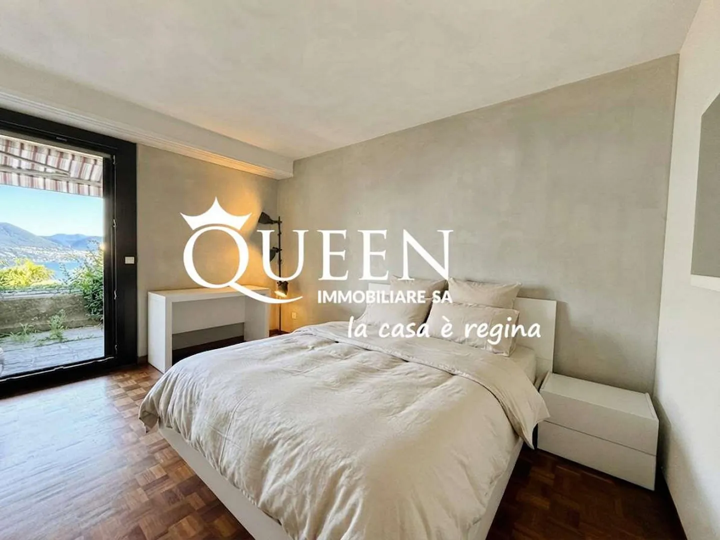 Bissone : appartement 4.5 pièces, 150 m², vue sur le lac, jardin, porche - Photo 11 sur 13