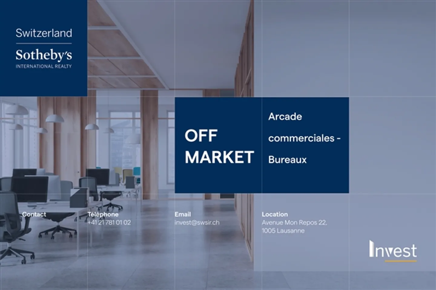 Arcades au Centre de Montreux - Photo 1 sur 1