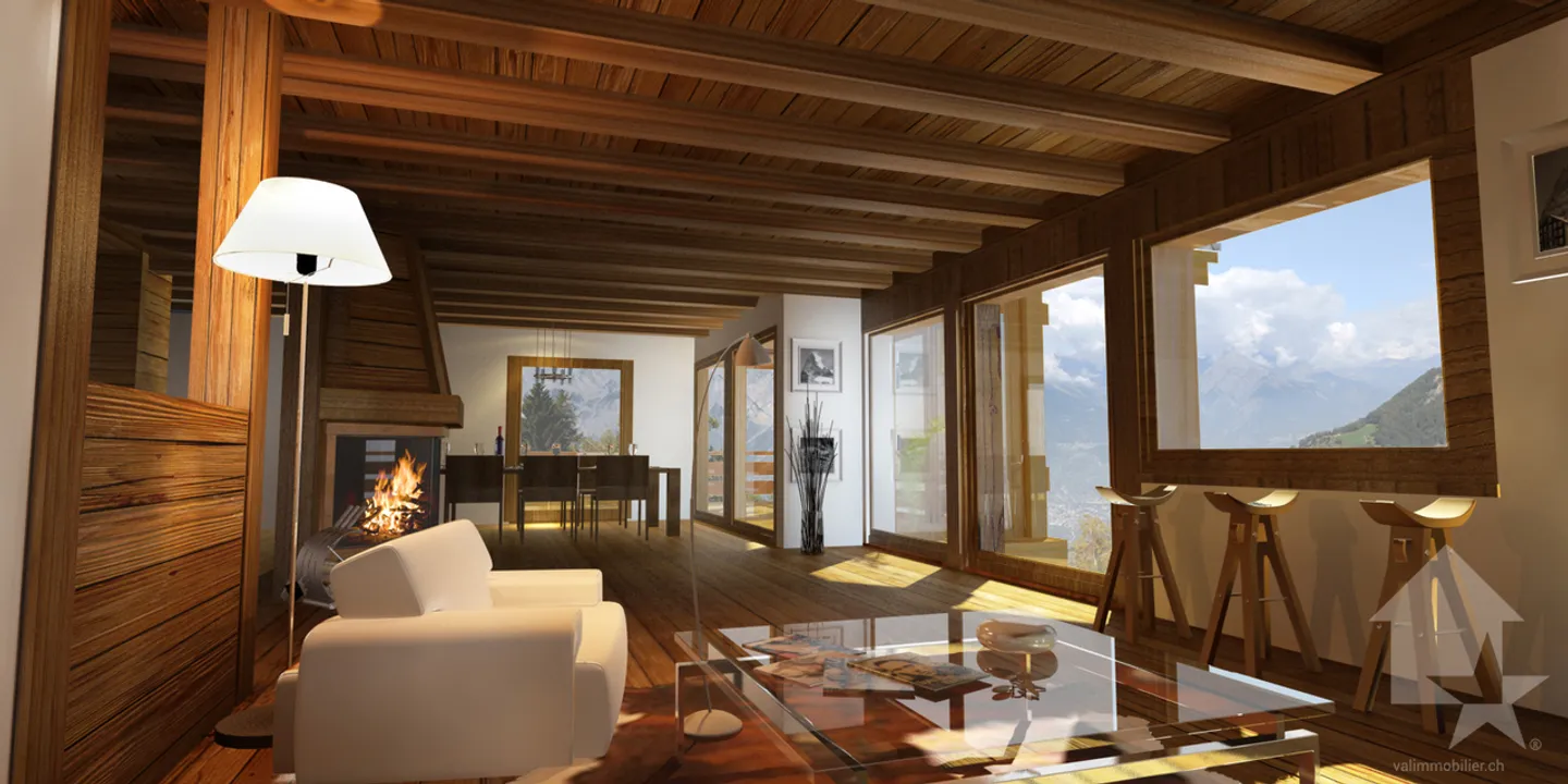 Myosotis - Chalet di lusso con vista mozzafiato a La Tzoumaz - Foto 3 di 3