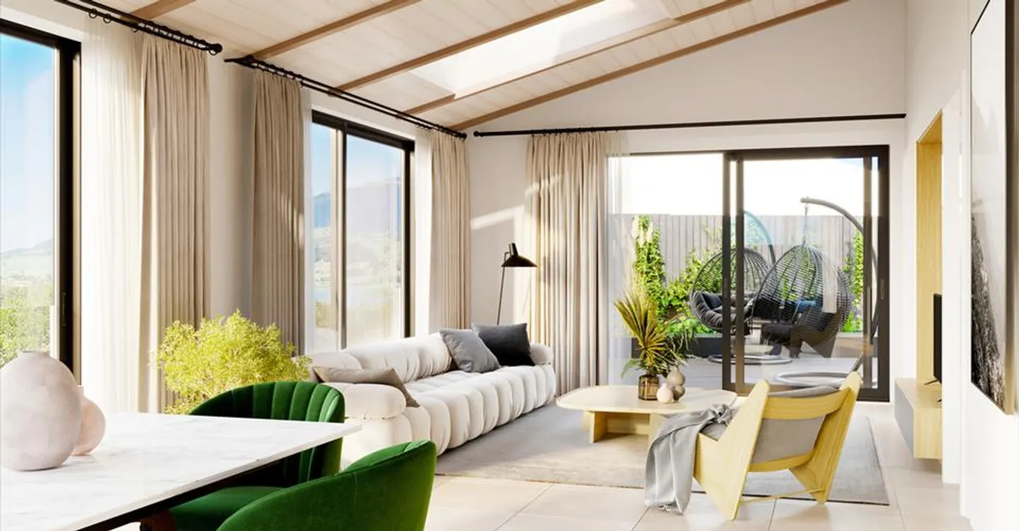 Spazioso triplex di 5.5 stanze a Sorens - Foto 3 di 11