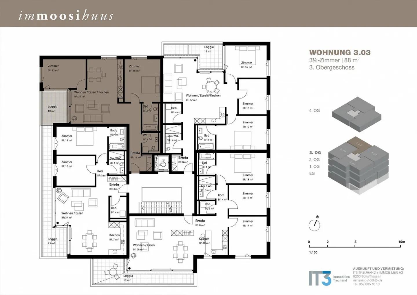 3.5 Room Apartment in Weisslingen - Photo 7 of 7