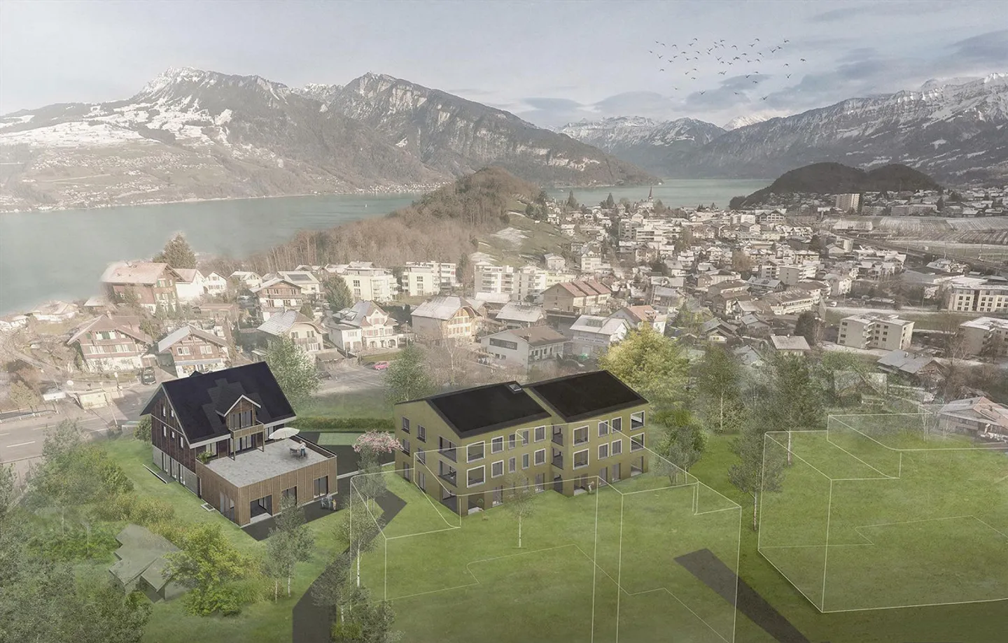 Individual 3.5-room new apartments in Spiez - Photo 2 of 7