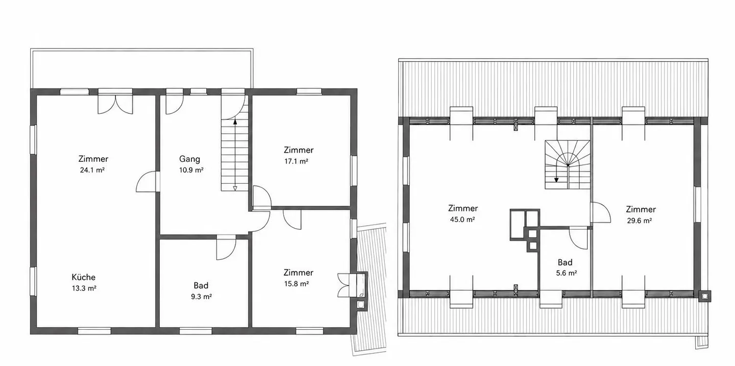 Charmante 5.5 - Zimmer-Dachwohnung mit historischem Charme - Photo 9 of 9