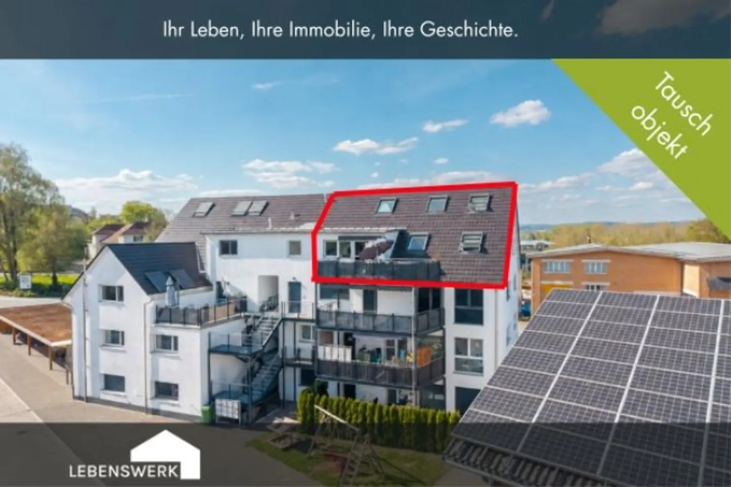For Exchange: Modern 5.5-Room Attic Maisonette in the Heart of Tägerwil - Photo 1 of 1