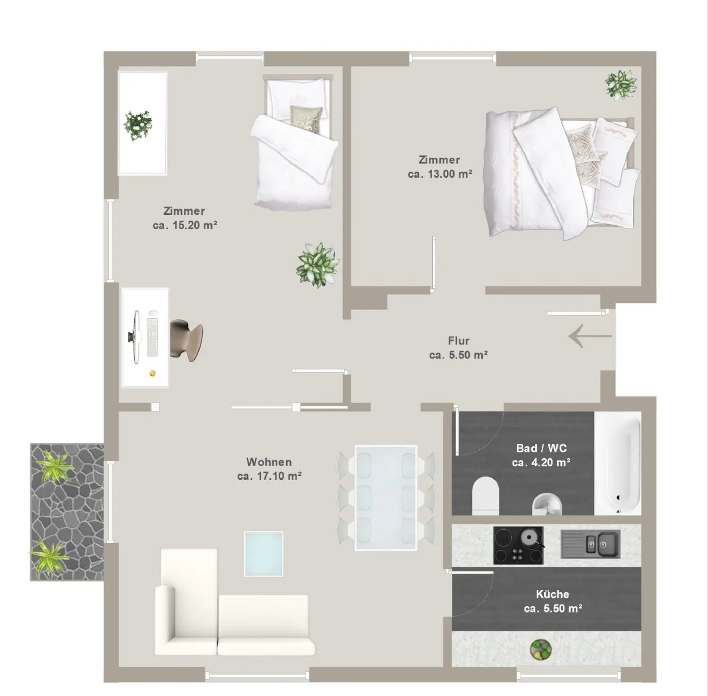 City Apartment in Zurich District 4 - Photo 10 of 12