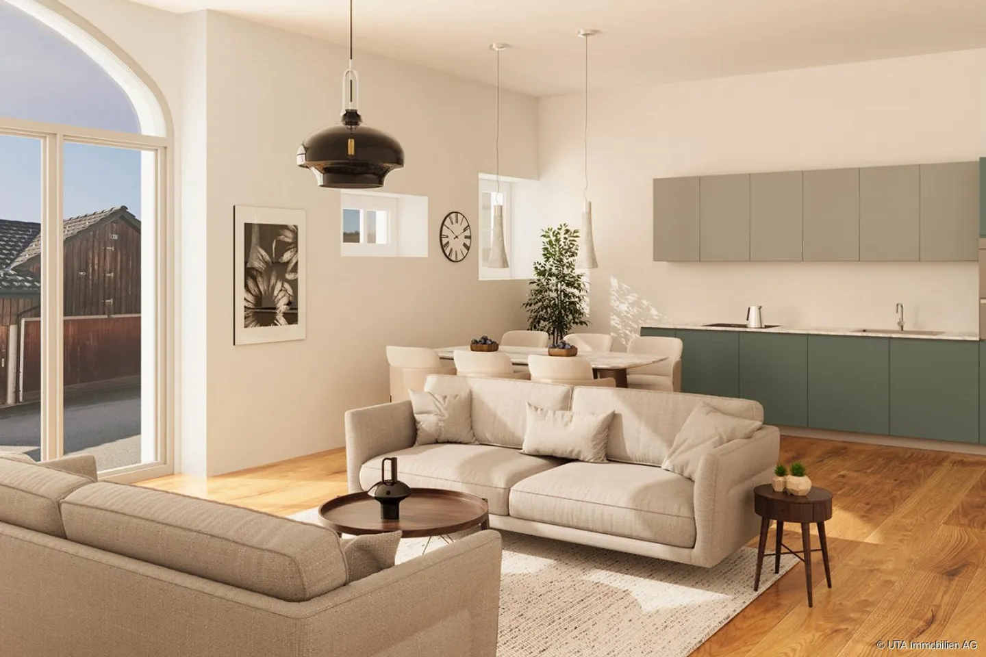 Pintenwirtschaft - New 4.5-room terraced single-family house in a historic building - Photo 1 of 4