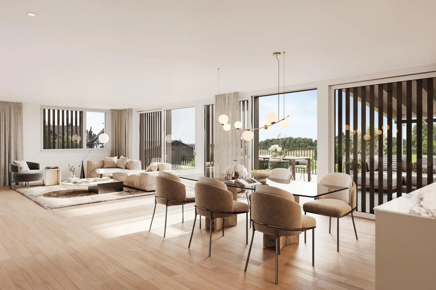 Neubauprojekt AUREUM: 4-5-Zimmer-Wohnung mit grosser Terrasse - Foto 3 von 5