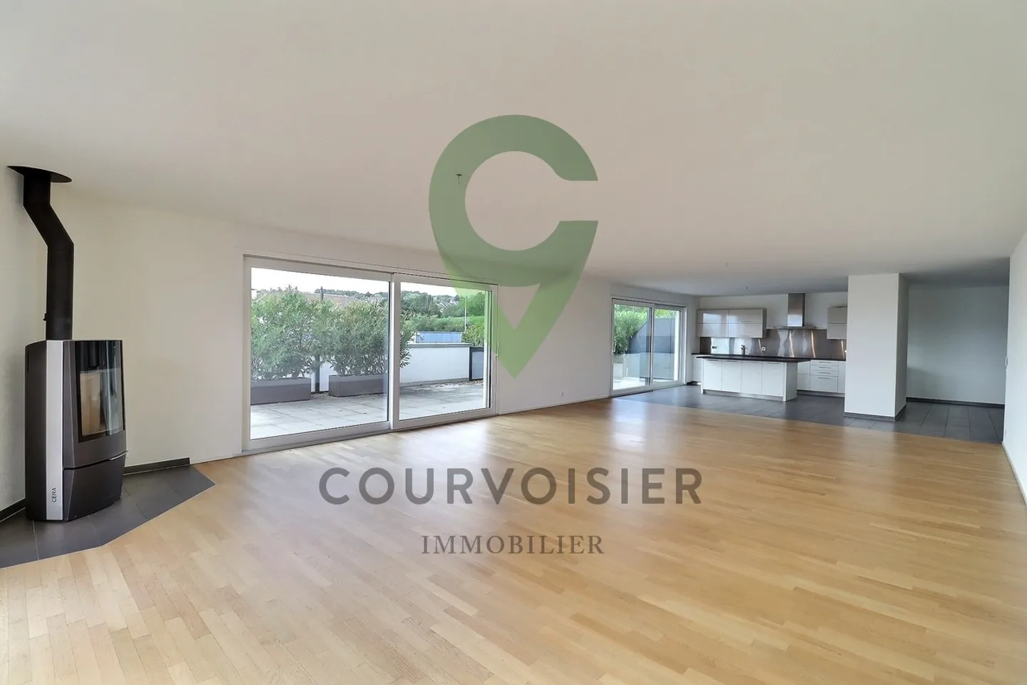 SPACIOUS PENTHOUSE WITH LARGE TERRACE WITH LAKE AND ALPS VIEW - Photo 2 of 15