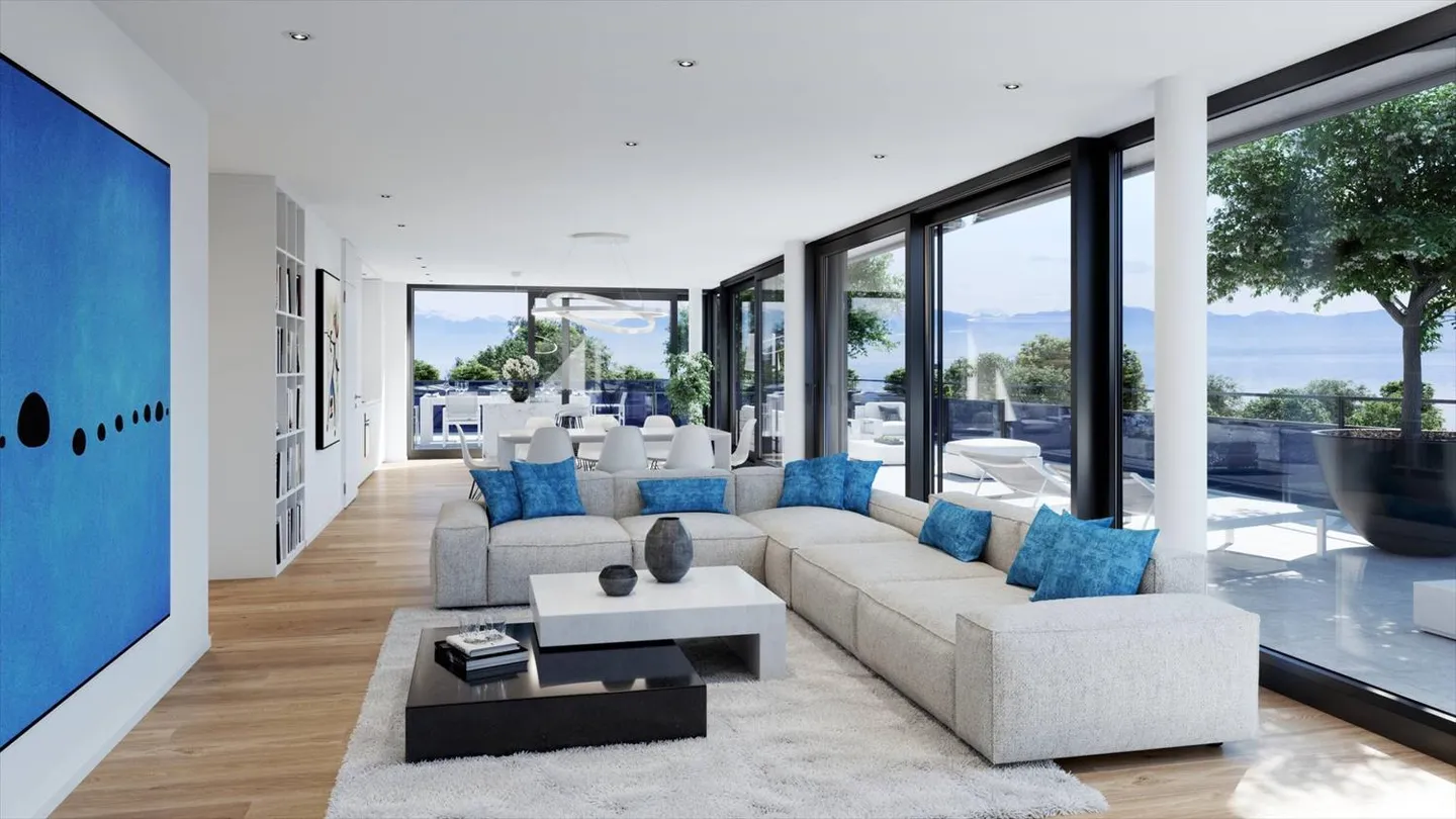 PENTHOUSE UNICO SULLA RIVA DEL LAGO - Foto 3 di 4