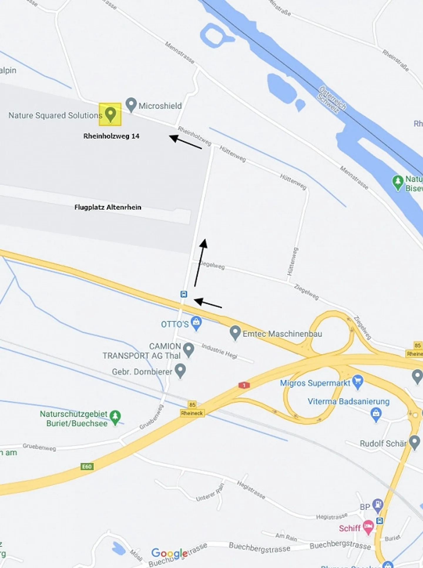 Spazio commerciale direttamente adiacente all'aeroporto di Altenrhein - Foto 3 di 8