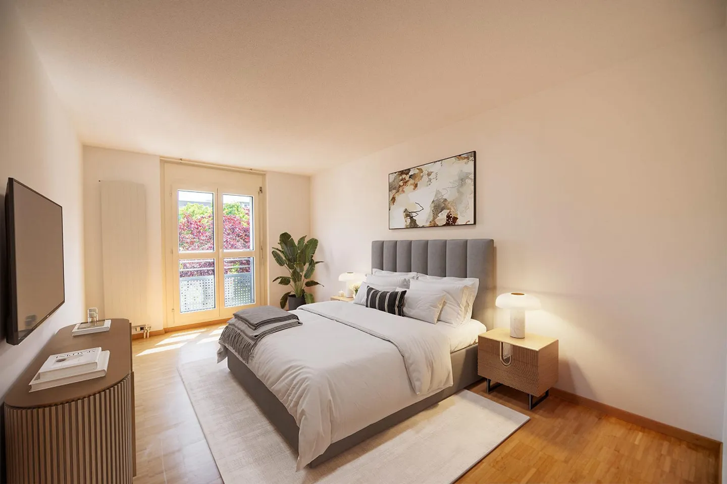 Spacieux, dans la verdure et avec sa propre buanderie & grand balcon ! - Photo 9 sur 13