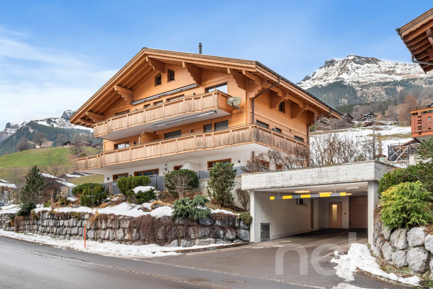 Duplex eccezionale di fronte all'Eiger Express - Foto 2 di 12