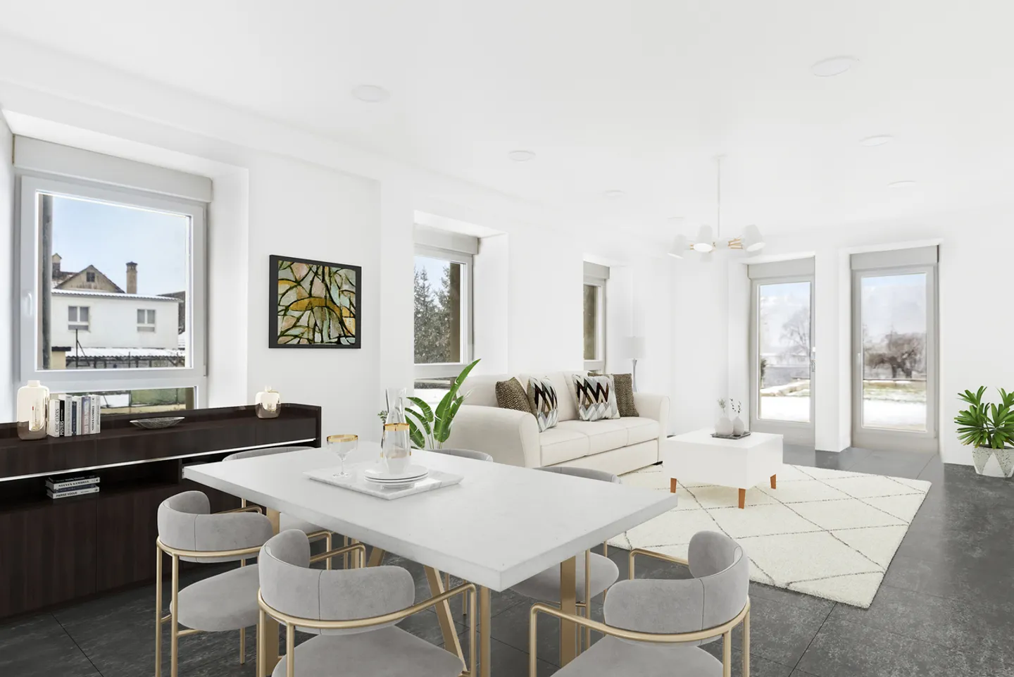 Appartamento al piano terra di 3,5 locali di 113,89 m2 - Foto 3 di 6