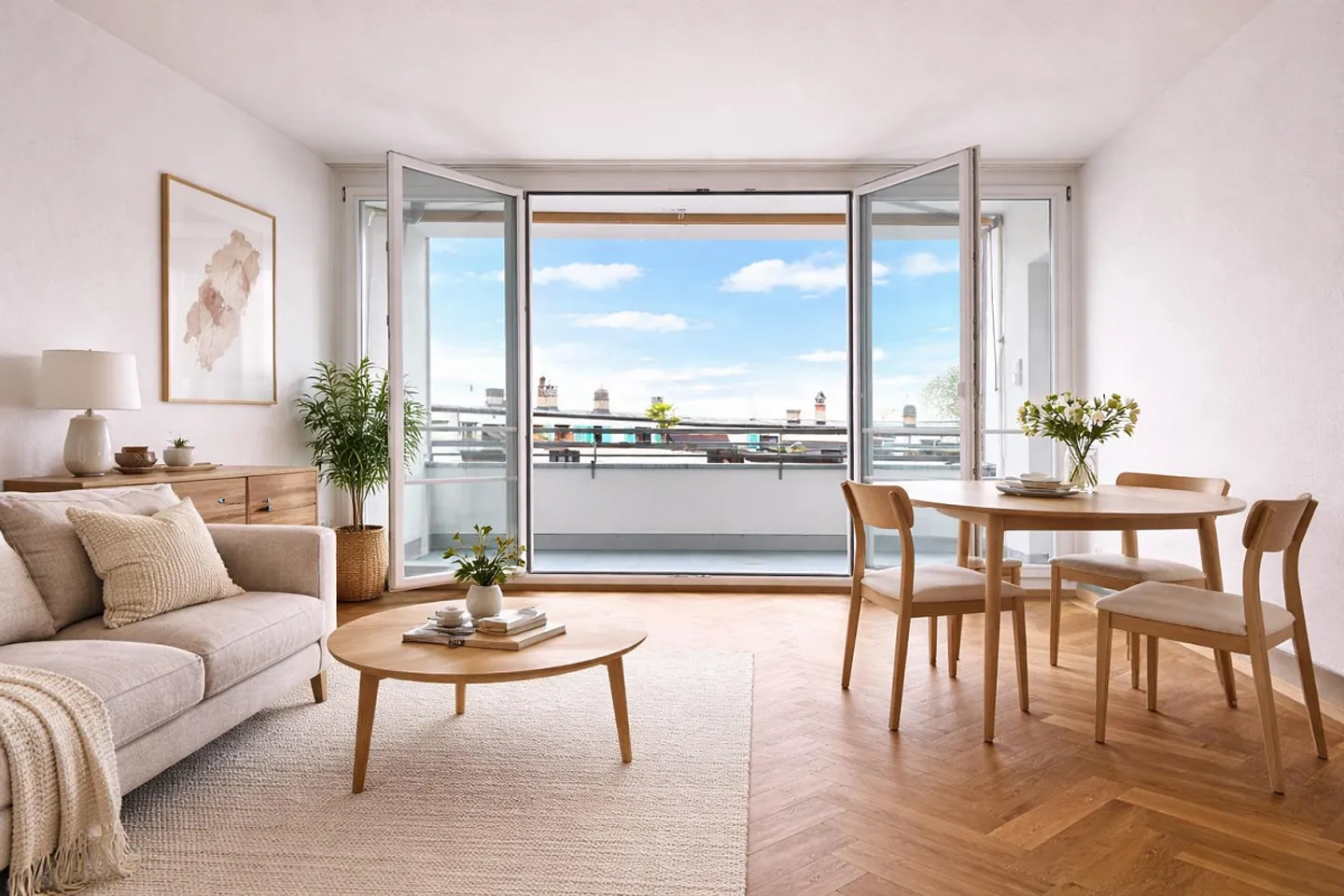 95 m² classic living feeling – spacious, completely renovated, bright & quiet - Photo 1 of 15