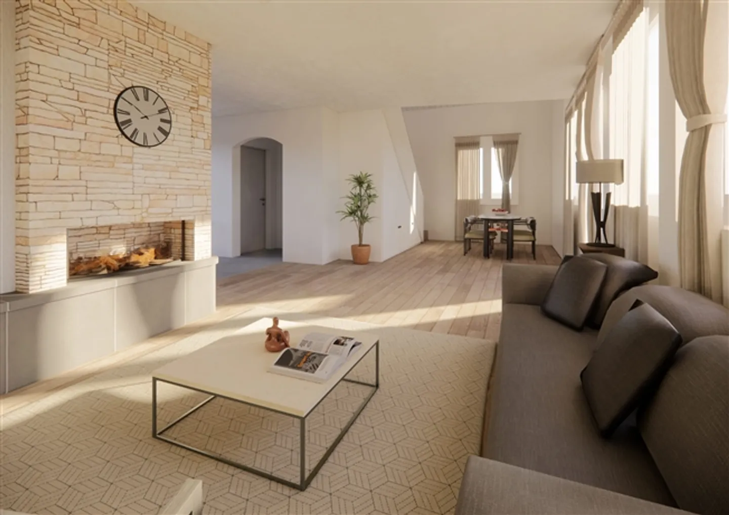 Maisonette de 5,5 pièces avec vue sur le lac à Gwatt/Thun - acheter - Photo 1 sur 13