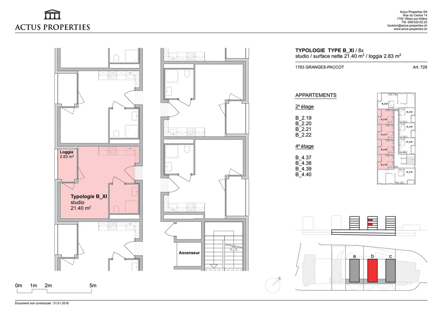 Bright studio on the 4th floor - Photo 4 of 6