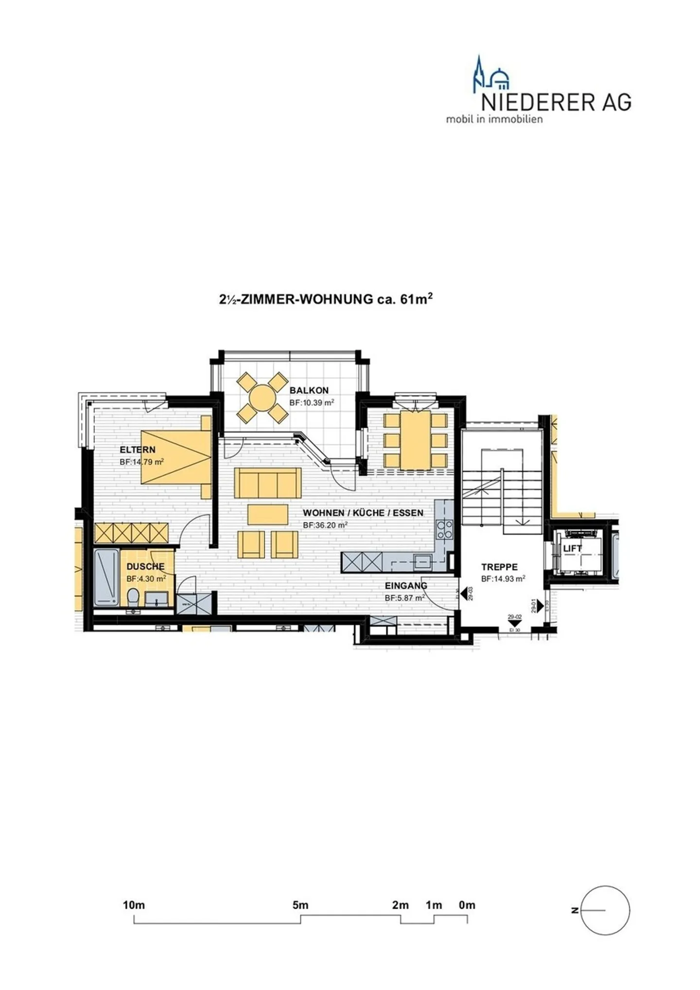 Moderne Attikawohnung mit Weitblick - Foto 9 von 10