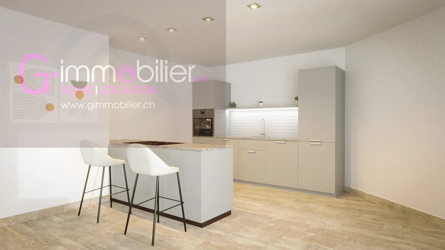 For sale in Monthey, 4.5 rooms with 121m2 on the 3rd floor - Photo 2 of 12