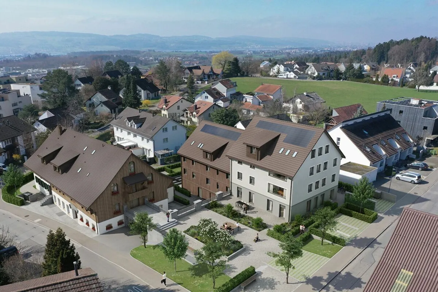 COSTRUZIONE INIZIATA! Vivere in campagna vicino alla città: Nuovi appartamenti nel cuore del villaggio di Wermatswil - Foto 10 di 13