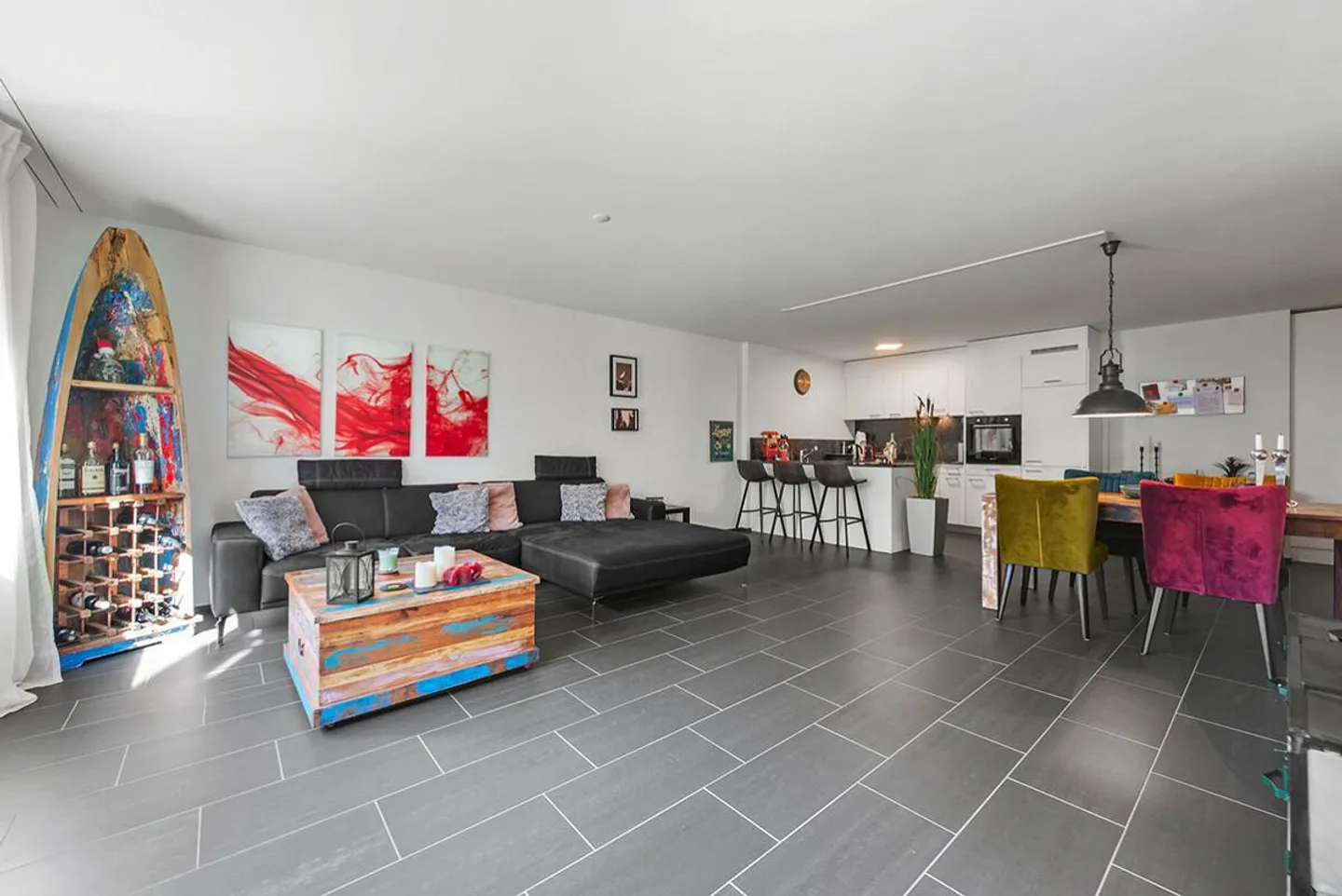 Flims Waldhaus: 2.5-Zimmer-Ferienwohnung mit Gartensitzplatz im Grünen - Foto 1 von 5