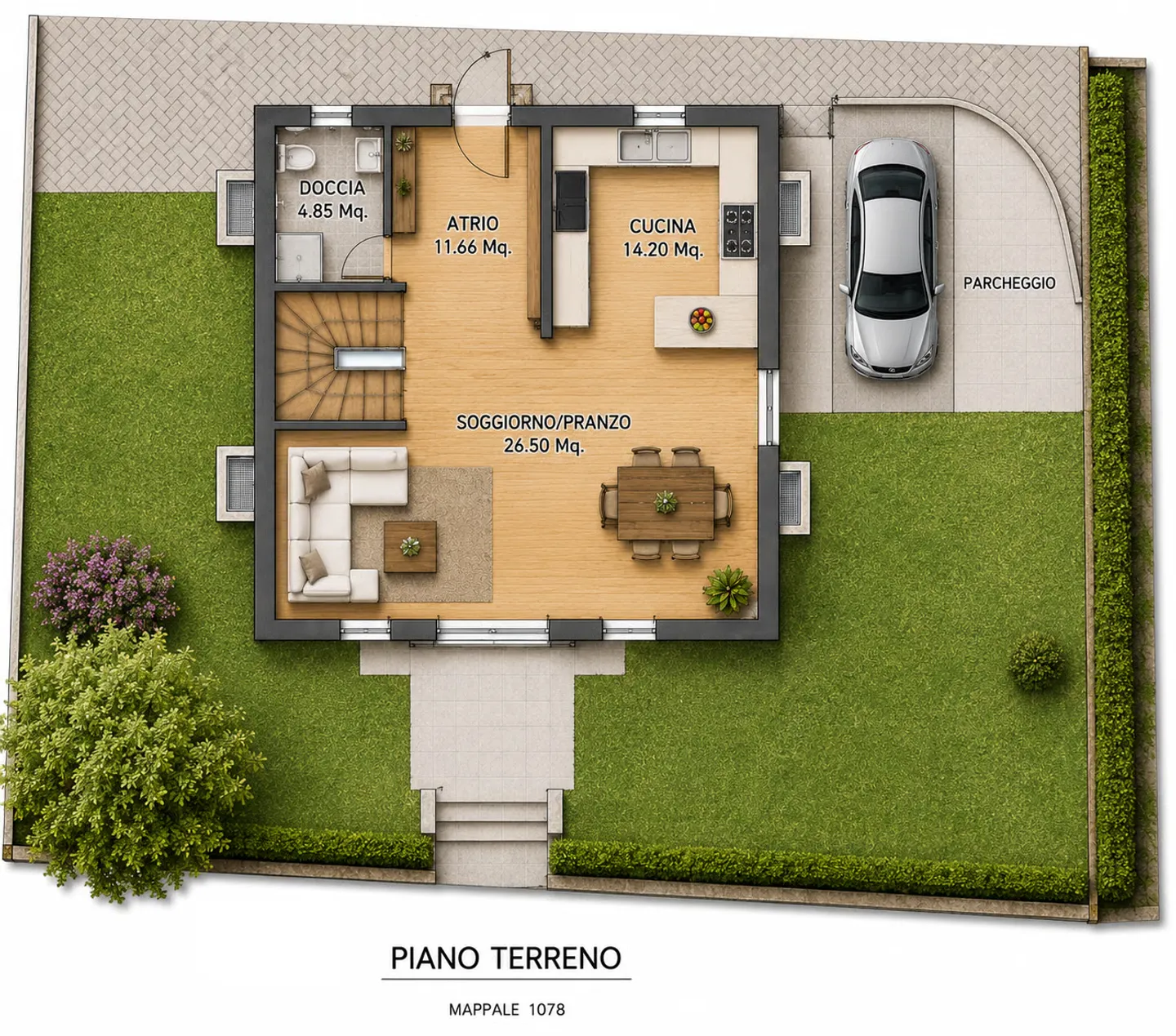 Maison individuelle avec jardin à Torricella - Photo 8 sur 10
