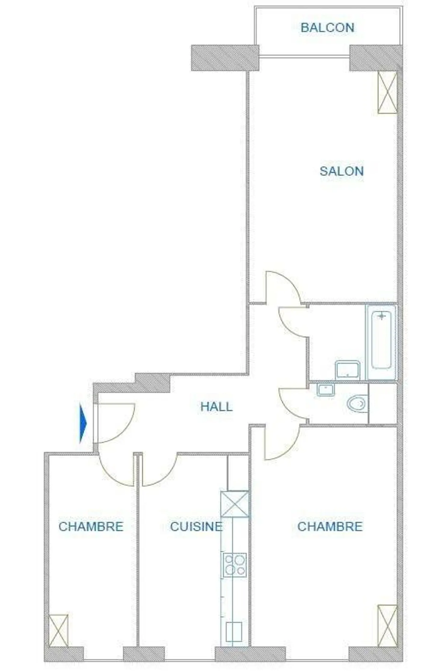 3,5-Zimmer-Wohnung im Krankenhausviertel - Foto 2 von 9