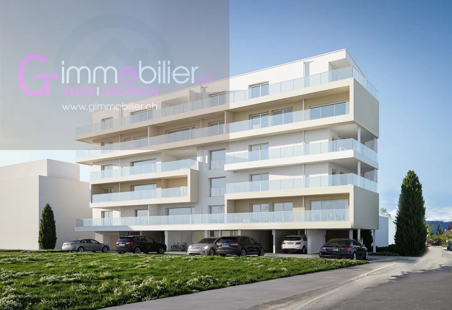 Bright 3.5-room apartment of 107m2 on the 1st floor in Monthey - Photo 4 of 12