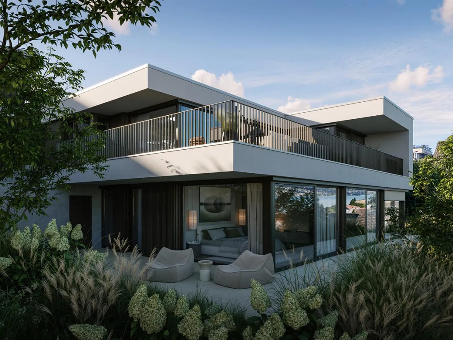 BELAIR Residences : Villa neuve avec belle vue sur le lac à Oberrieden - Photo 3 sur 4