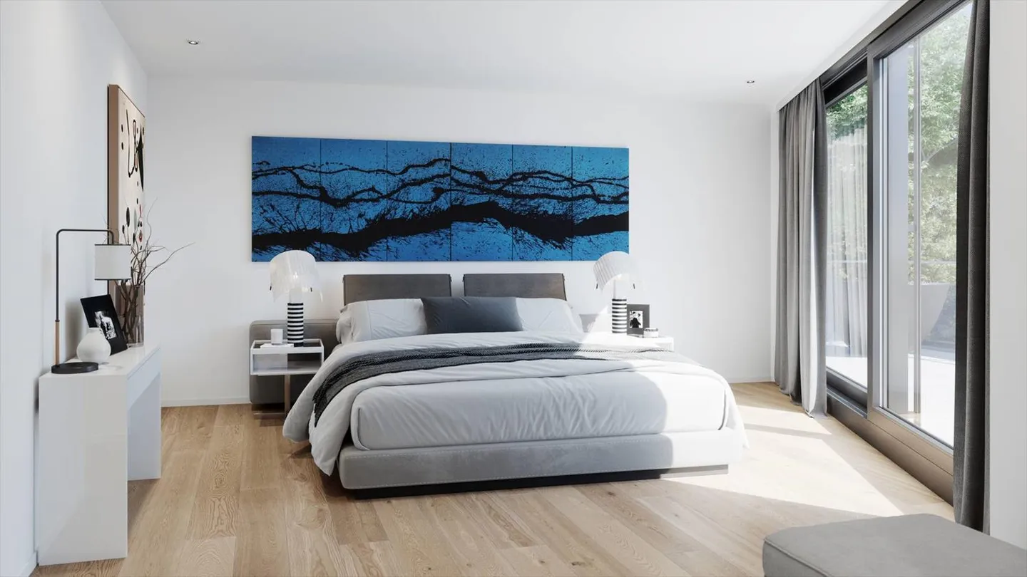 NOUVELLE PROMOTION : Magnifique appartement de 3,5 pièces avec vue sur le lac - Photo 2 sur 4