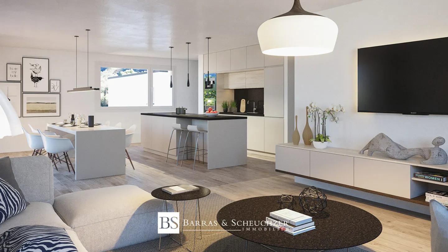 Appartement moderne 3.5 pièces à Chalais - Photo 2 sur 15