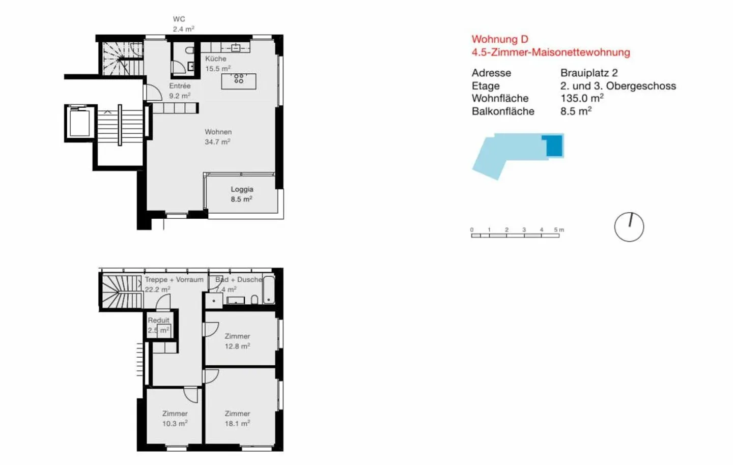 Prima locazione appartamento duplex 4.5 stanze - Foto 10 di 10
