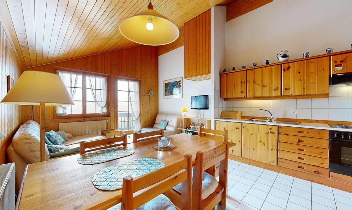 Familienrefugium gegenüber den Dents du Midi, am Fuße der Pisten! - Foto 4 von 13