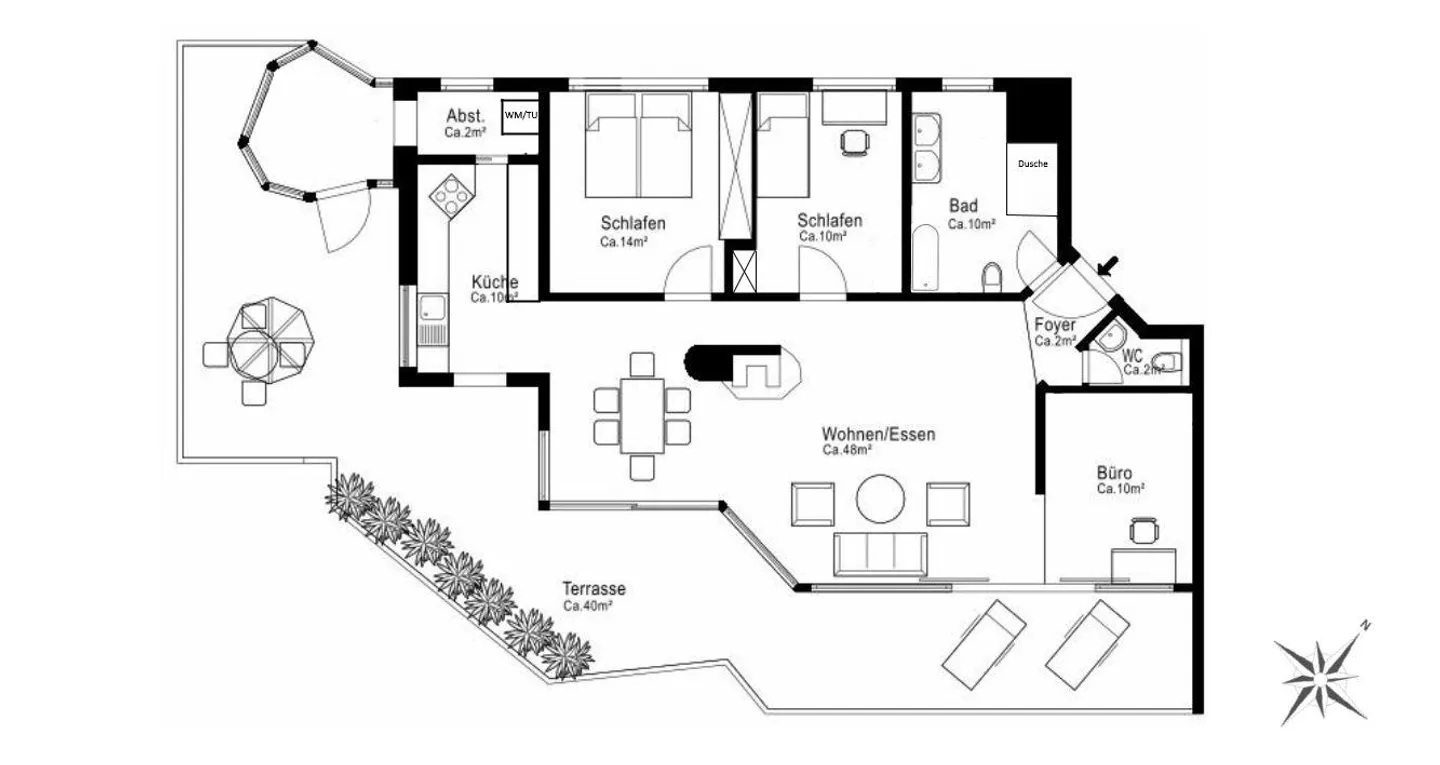 Appartement exclusif de 4 pièces avec vue imprenable - Photo 13 sur 13