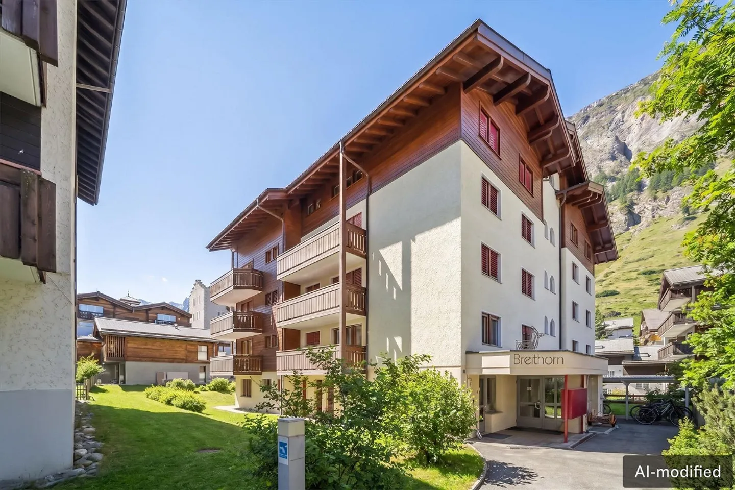 Appartamento di 4,5 stanze, bello e centrale, con vista unica sul Cervino - Foto 12 di 13