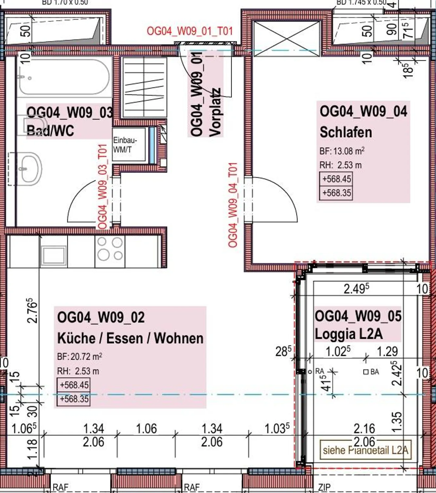 Mitten im Leben: 2.5 Zimmerwohnung mit Loggia - Photo 8 sur 8