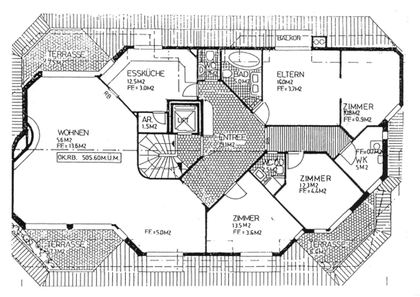 Appartement spacieux de 5,5 pièces avec plusieurs balcons - Photo 12 sur 12