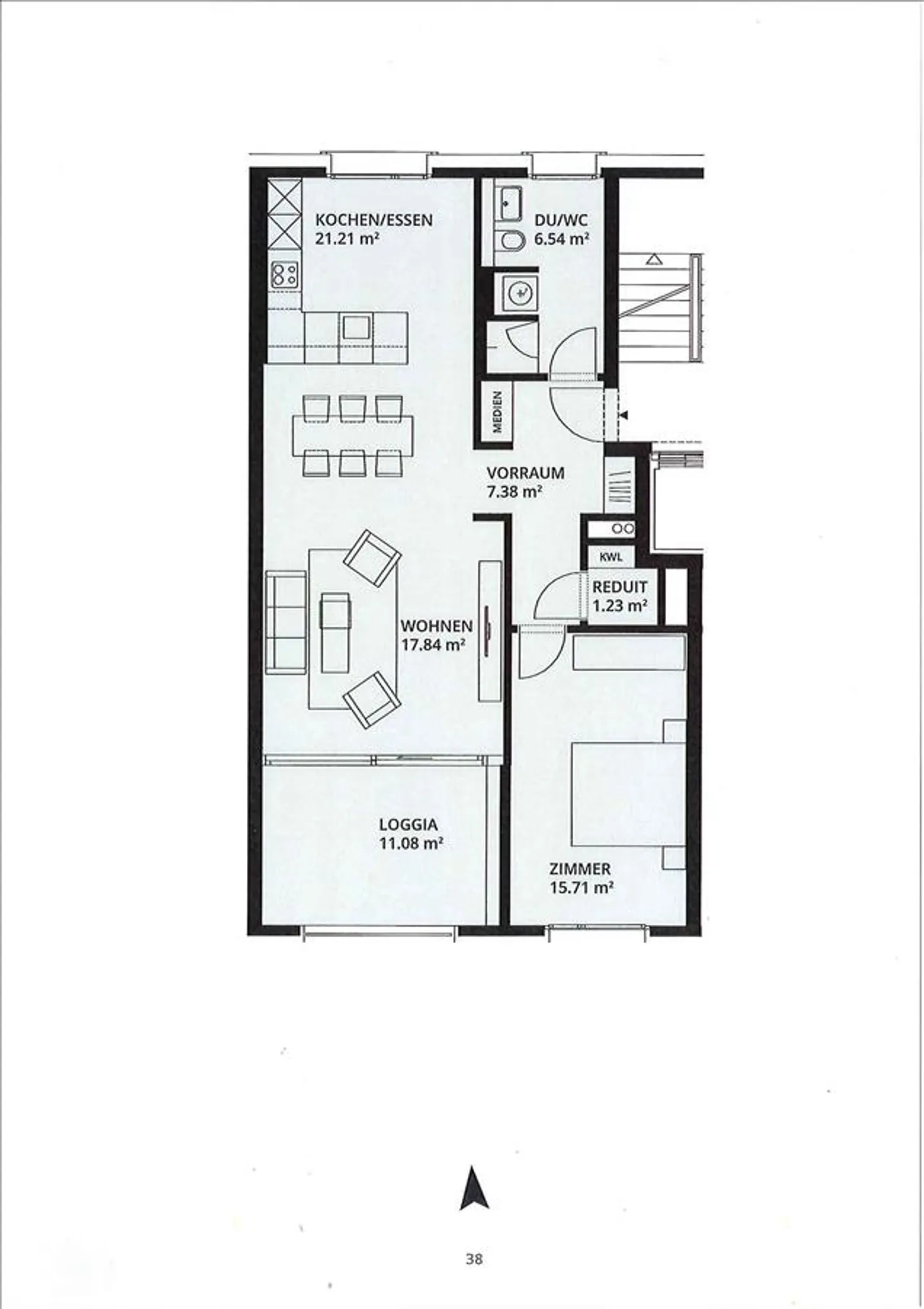 Appartamento 2.5 stanze - Foto 7 di 7