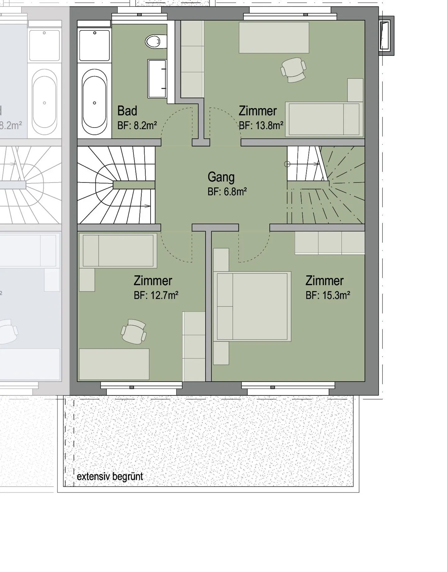 Casa bifamiliare a Wila - Foto 13 di 14